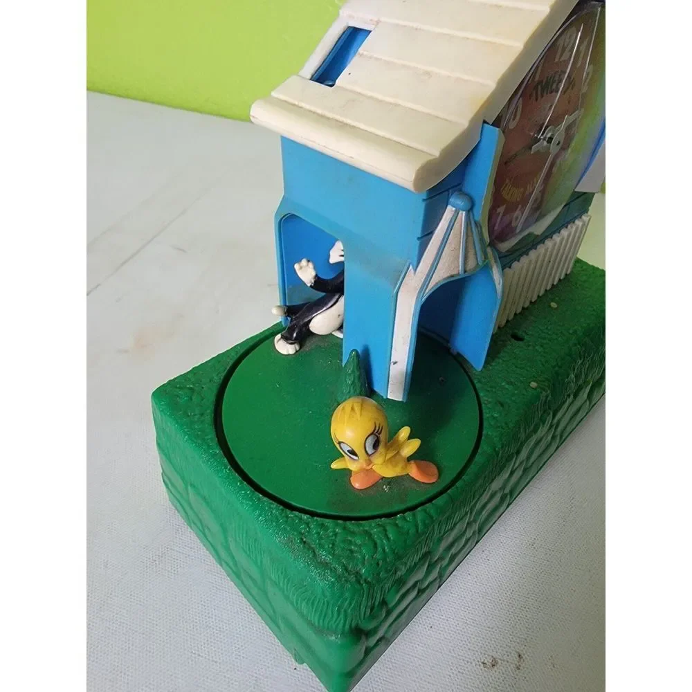 Janex 70s Warner Bros Tweety Sylvester  Action Alarm Clock Display Only Looney